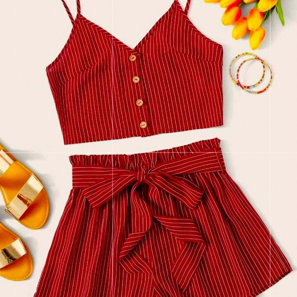 Striped SHEIN Set